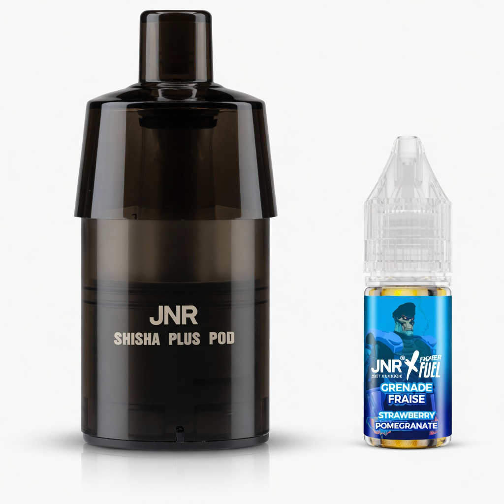 cartouche shisha plus jnr x fighter fuel 1x10ml blue shigeri