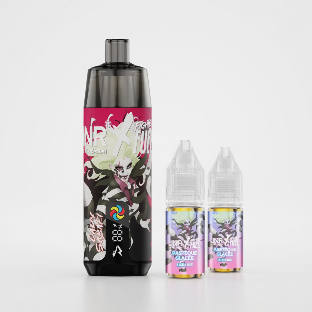 kit shisha plus jnr x fighter fuel 2x10ml 20mg lady sabaki
