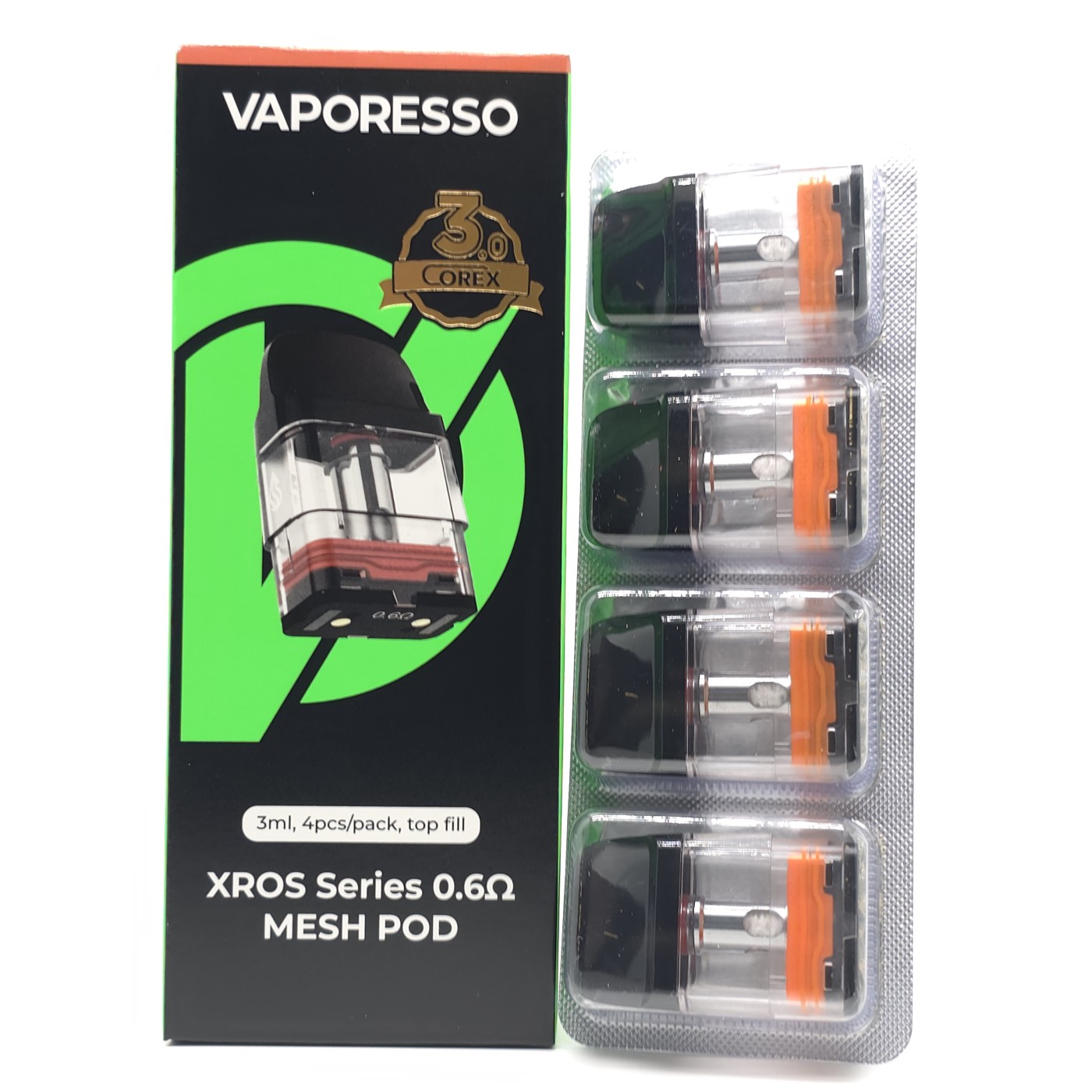 xros series 3ml 0 6 ohm